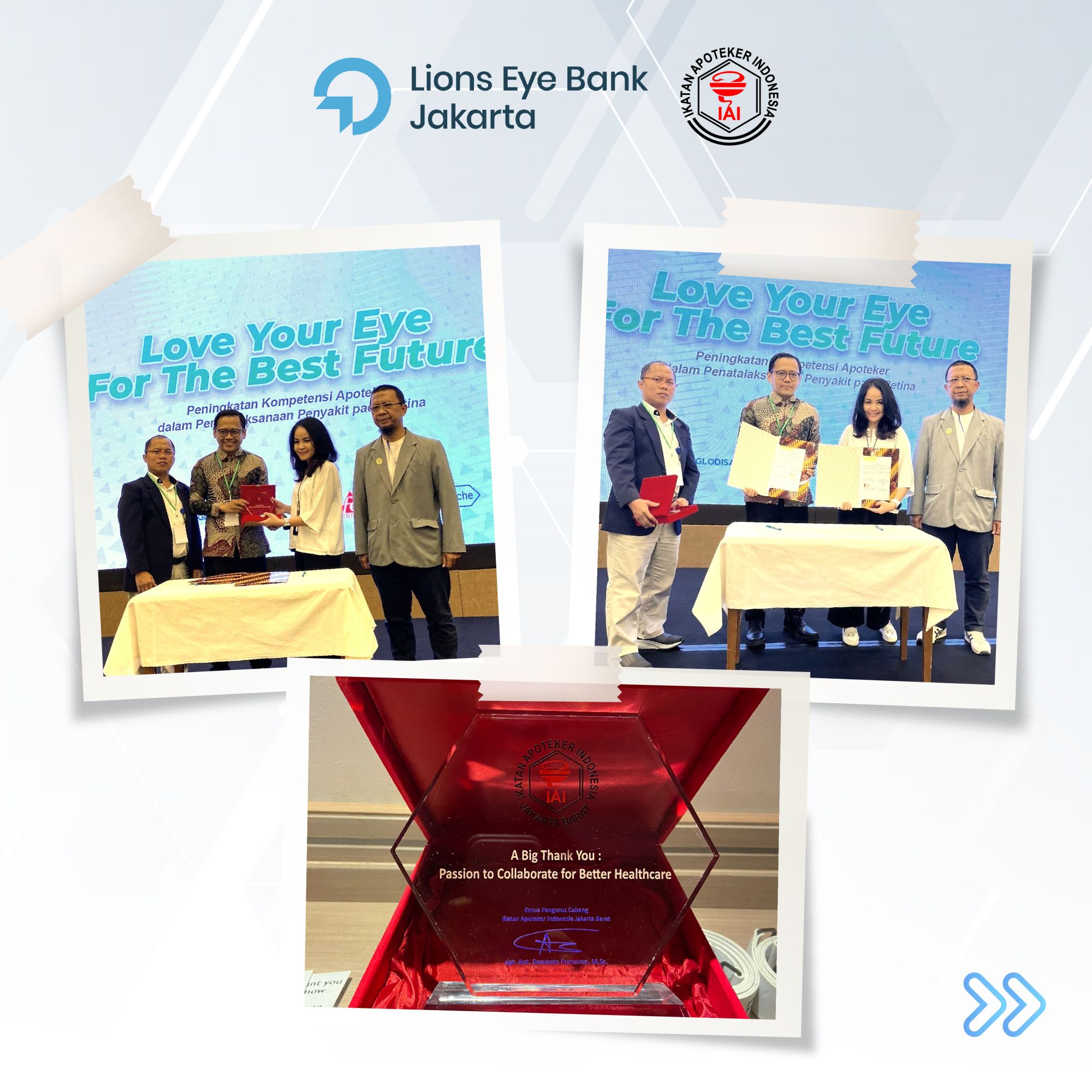 Kerjasama Lions Eye Bank Jakarta dan Ikatan Apoteker Indonesia
